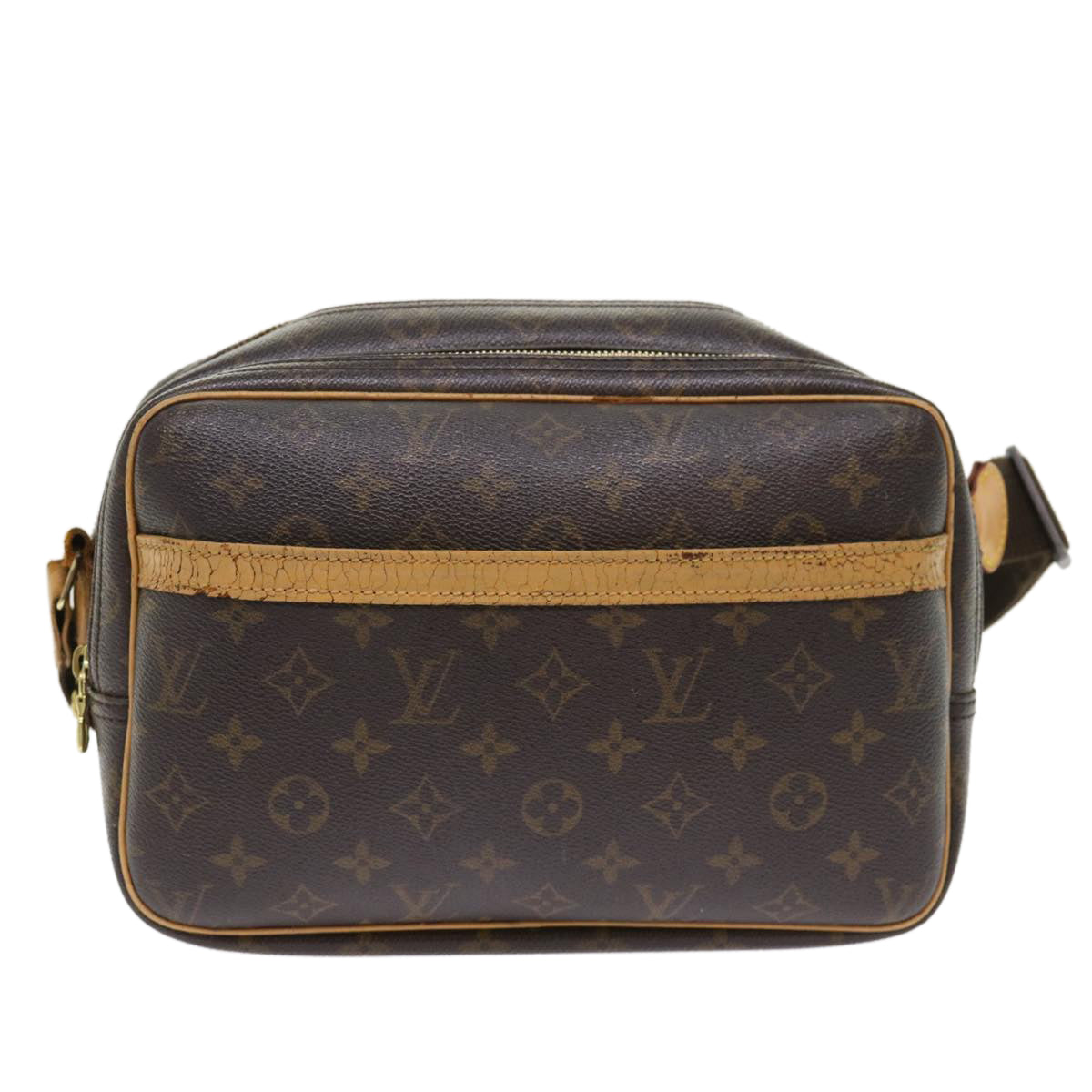 LOUIS VUITTON Monogram Reporter PM Shoulder Bag M45254 LV rd5352