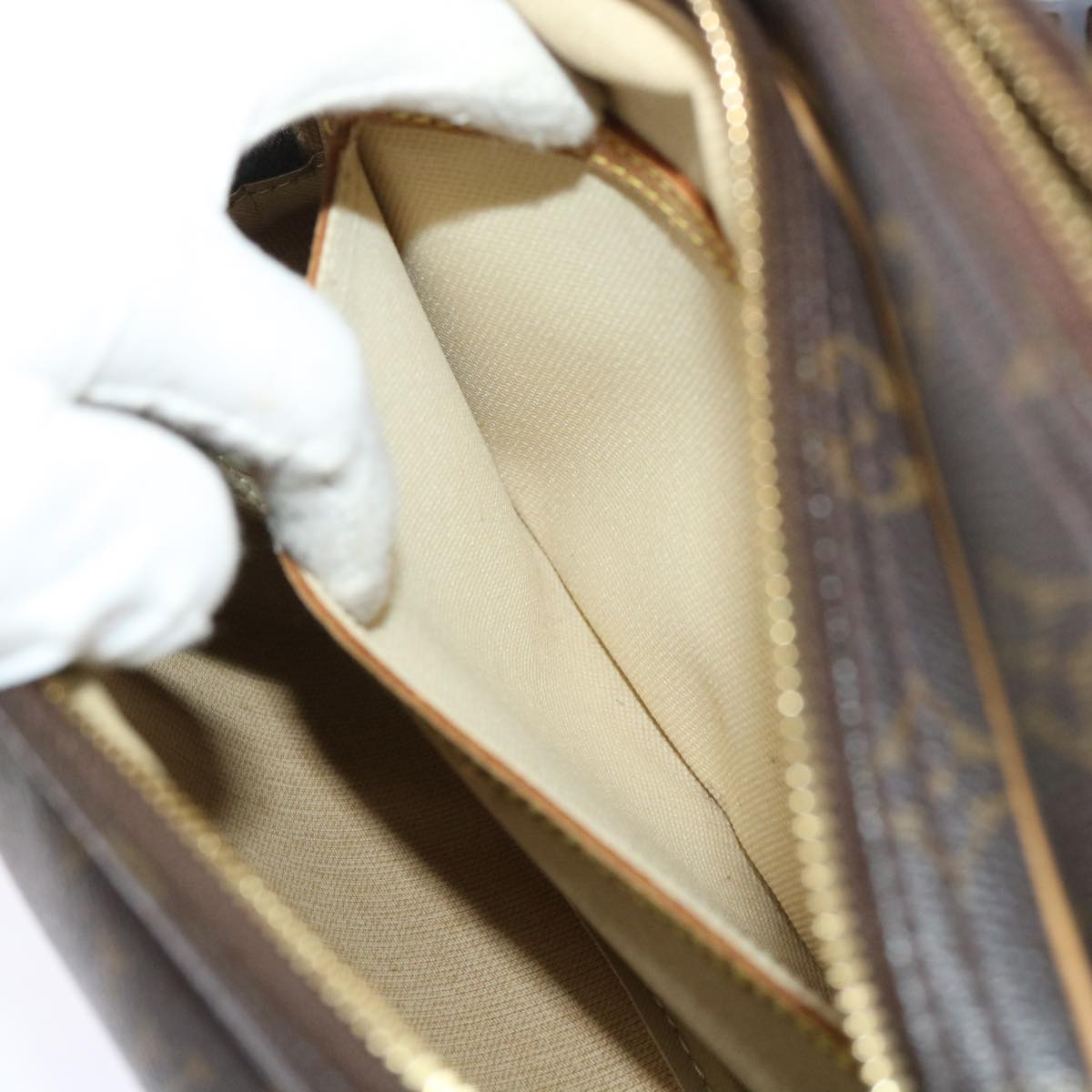 LOUIS VUITTON Monogram Reporter PM Shoulder Bag M45254 LV rd5352