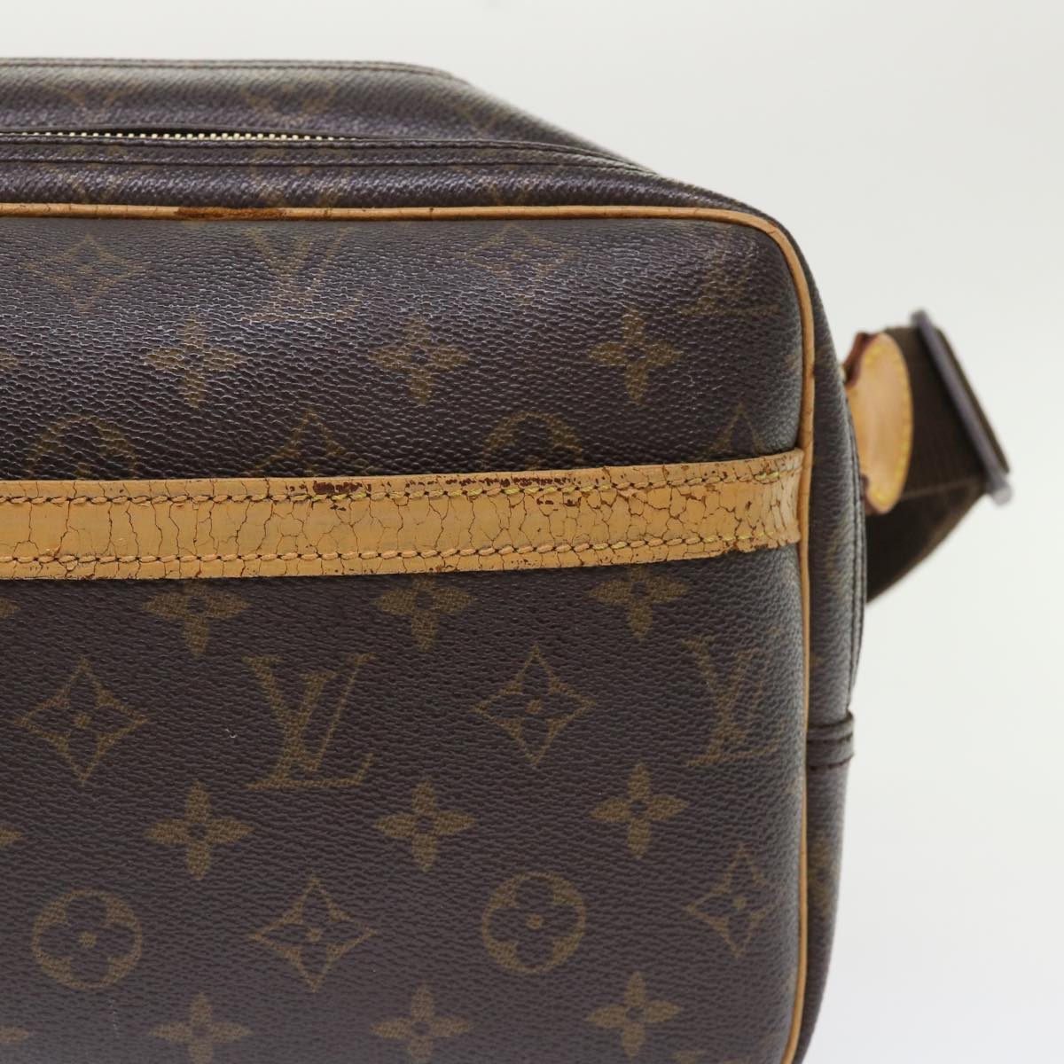 LOUIS VUITTON Monogram Reporter PM Shoulder Bag M45254 LV rd5352
