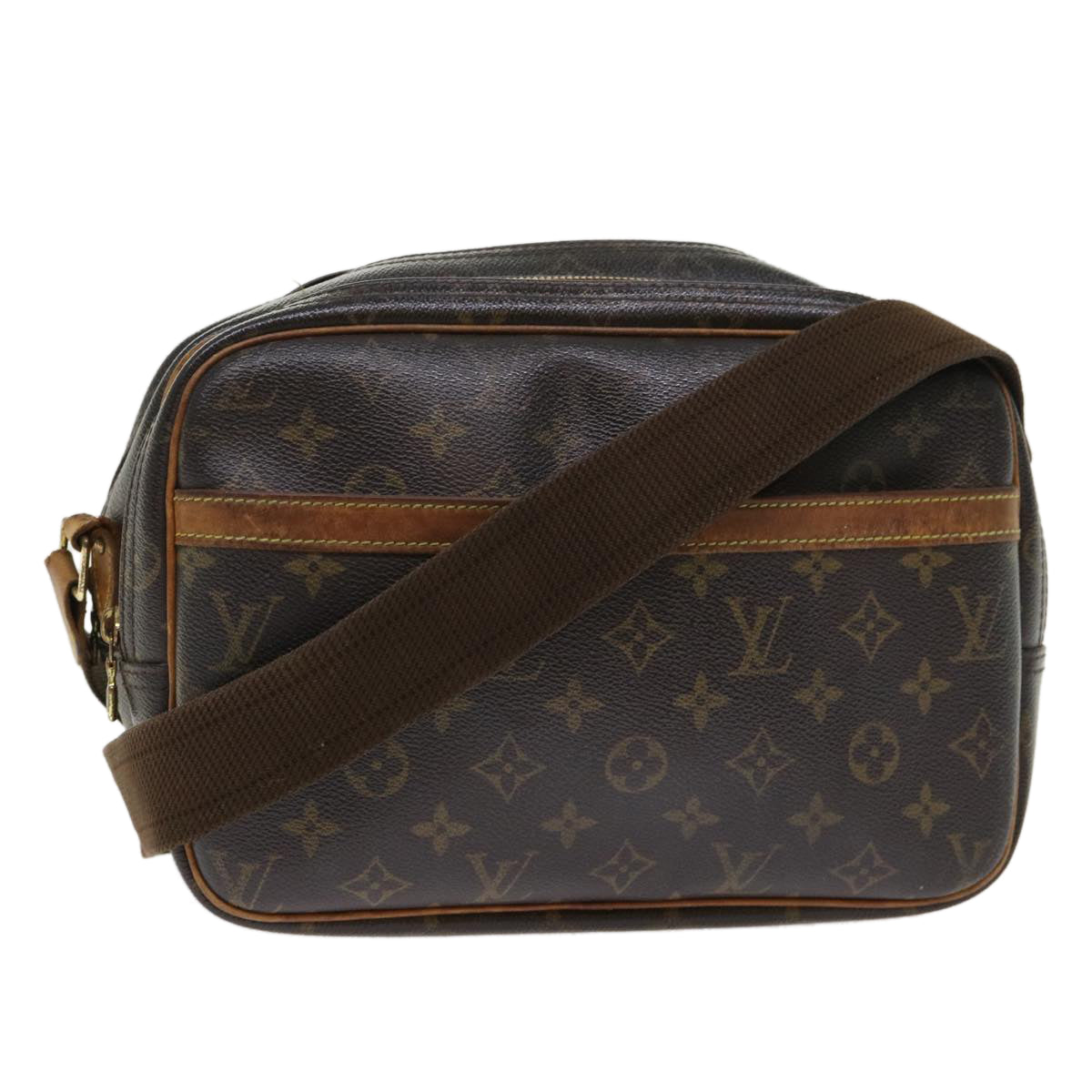 LOUIS VUITTON Monogram Reporter PM Shoulder Bag M45254 LV rd5353