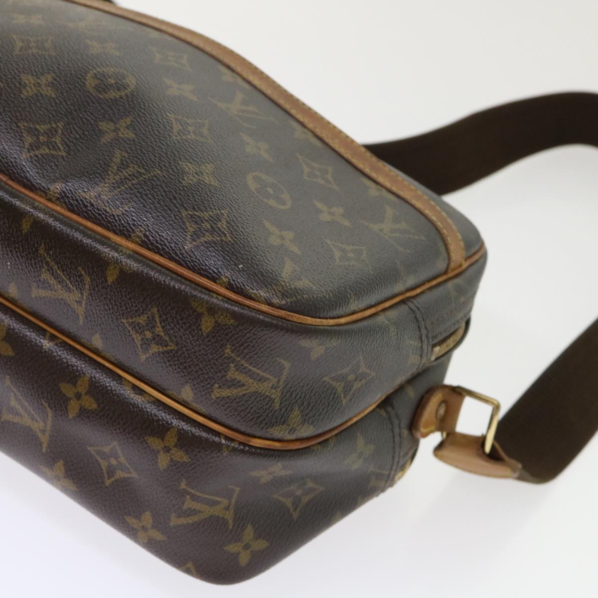 LOUIS VUITTON Monogram Reporter PM Shoulder Bag M45254 LV rd5353