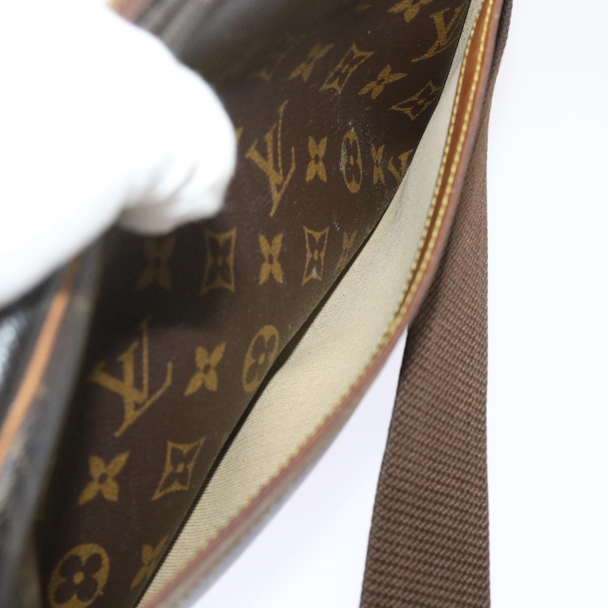 LOUIS VUITTON Monogram Reporter PM Shoulder Bag M45254 LV rd5353