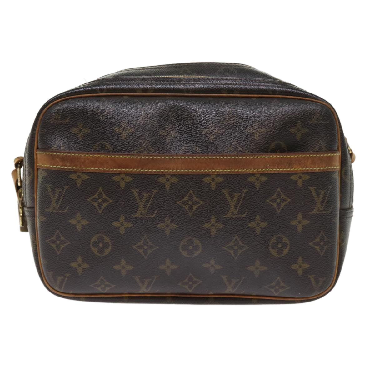 LOUIS VUITTON Monogram Reporter PM Shoulder Bag M45254 LV rd5353