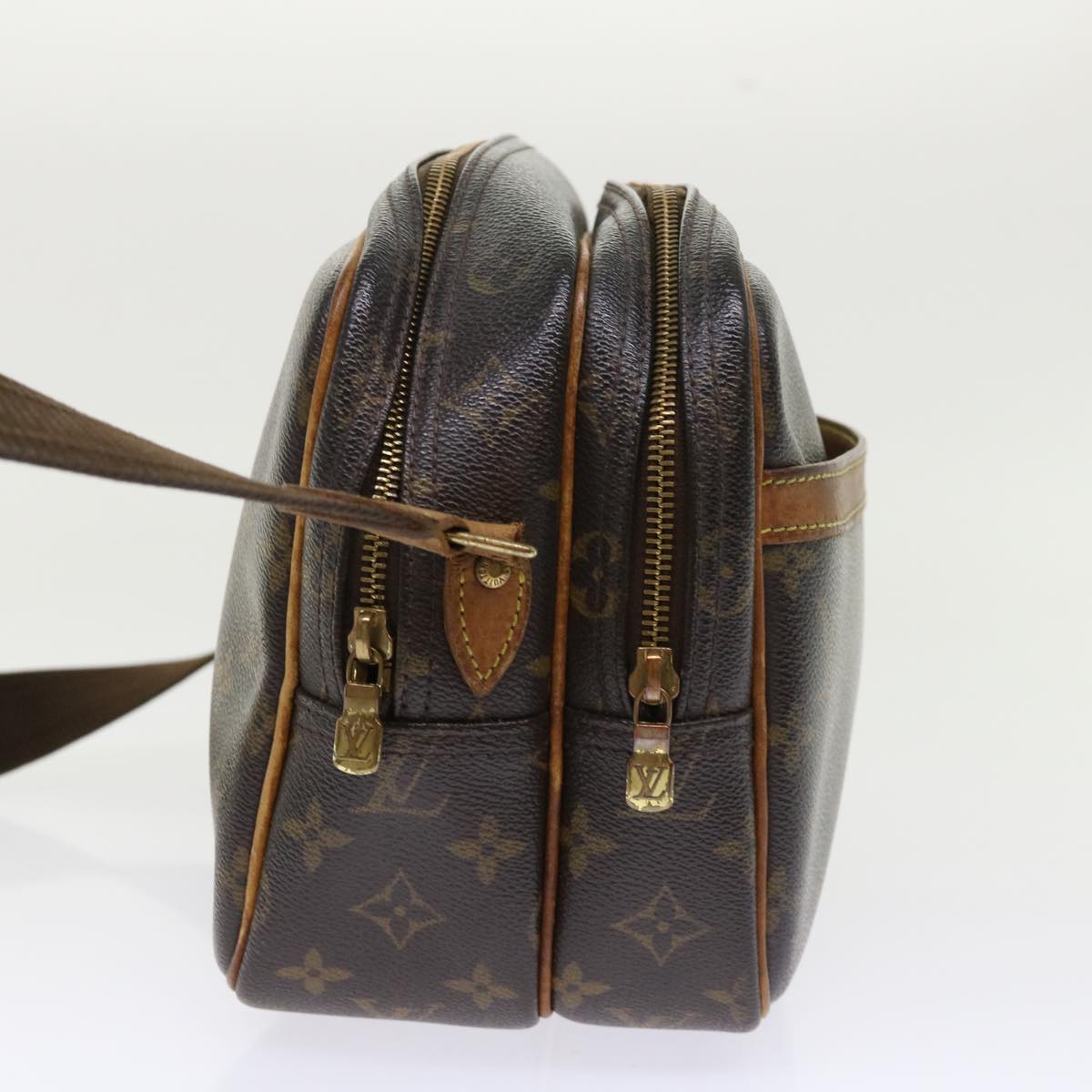 LOUIS VUITTON Monogram Reporter PM Shoulder Bag M45254 LV rd5353