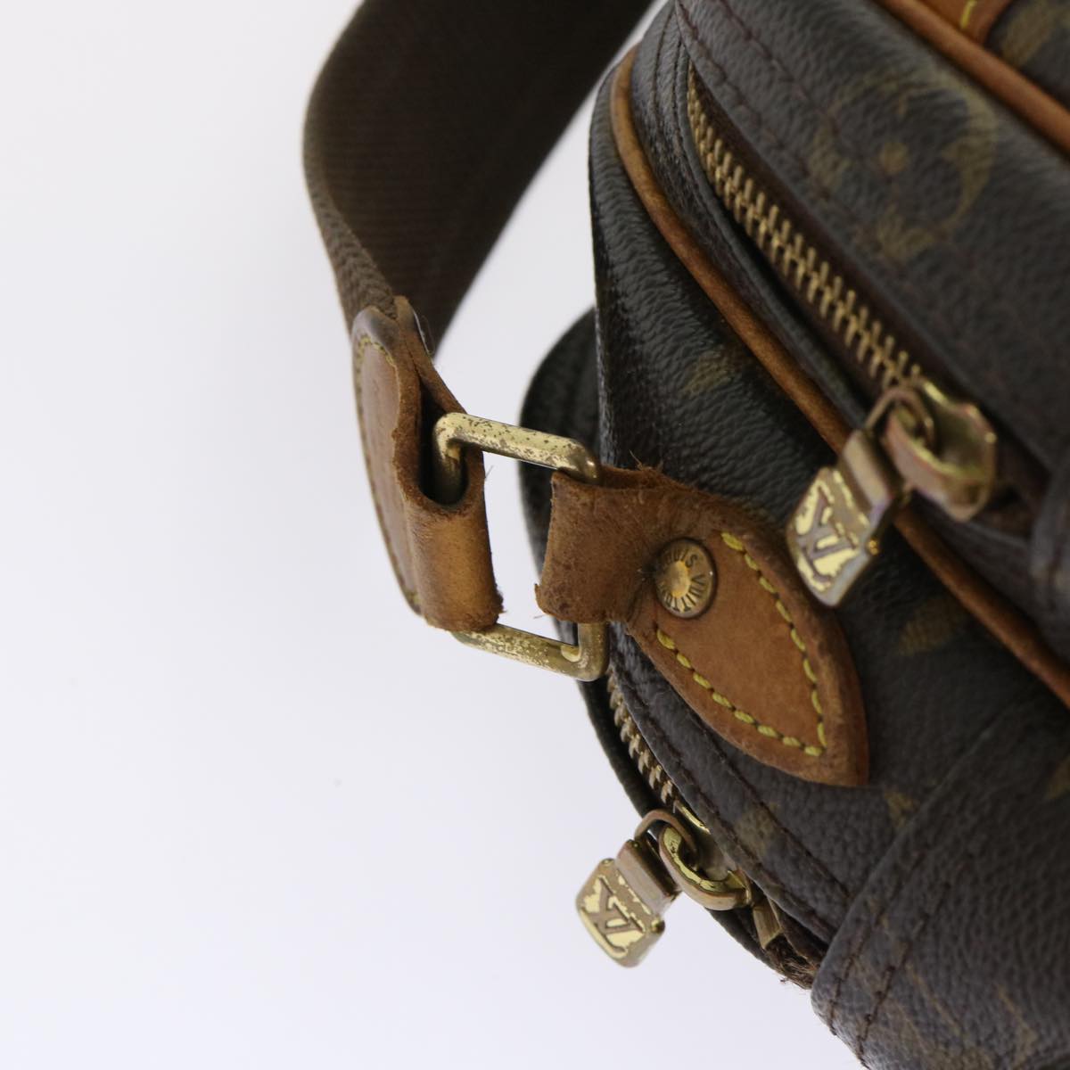 LOUIS VUITTON Monogram Reporter PM Shoulder Bag M45254 LV rd5353