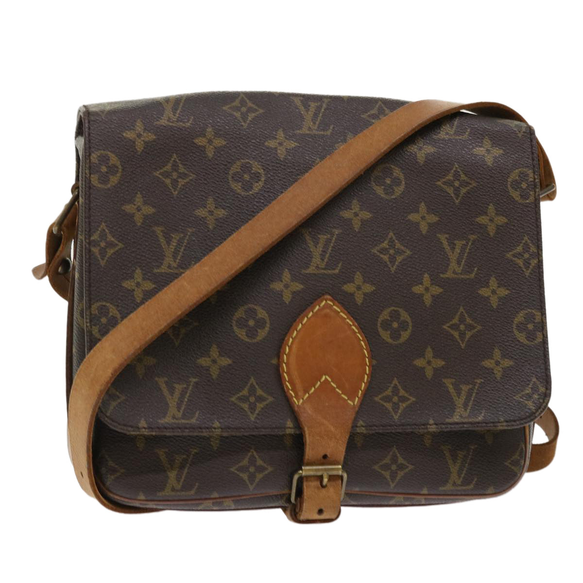 LOUIS VUITTON Monogram Cartouchiere GM Shoulder Bag M51252 LV rd5357