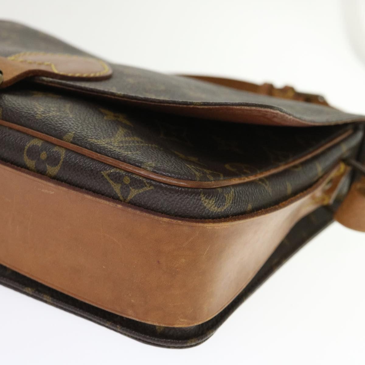 LOUIS VUITTON Monogram Cartouchiere GM Shoulder Bag M51252 LV rd5357