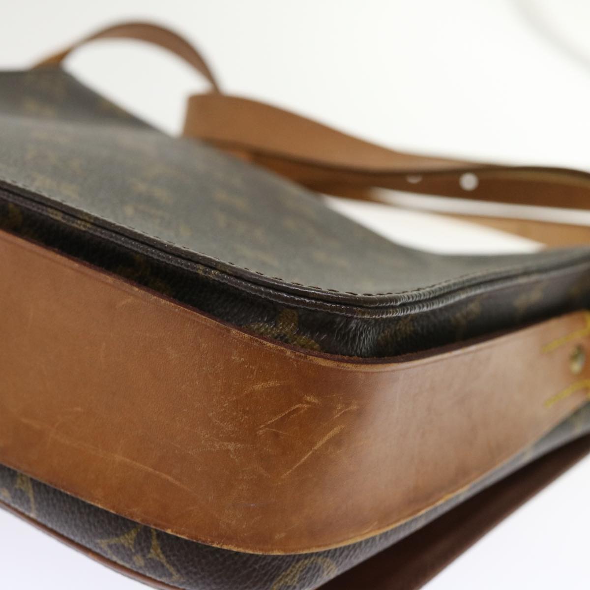 LOUIS VUITTON Monogram Cartouchiere GM Shoulder Bag M51252 LV rd5357