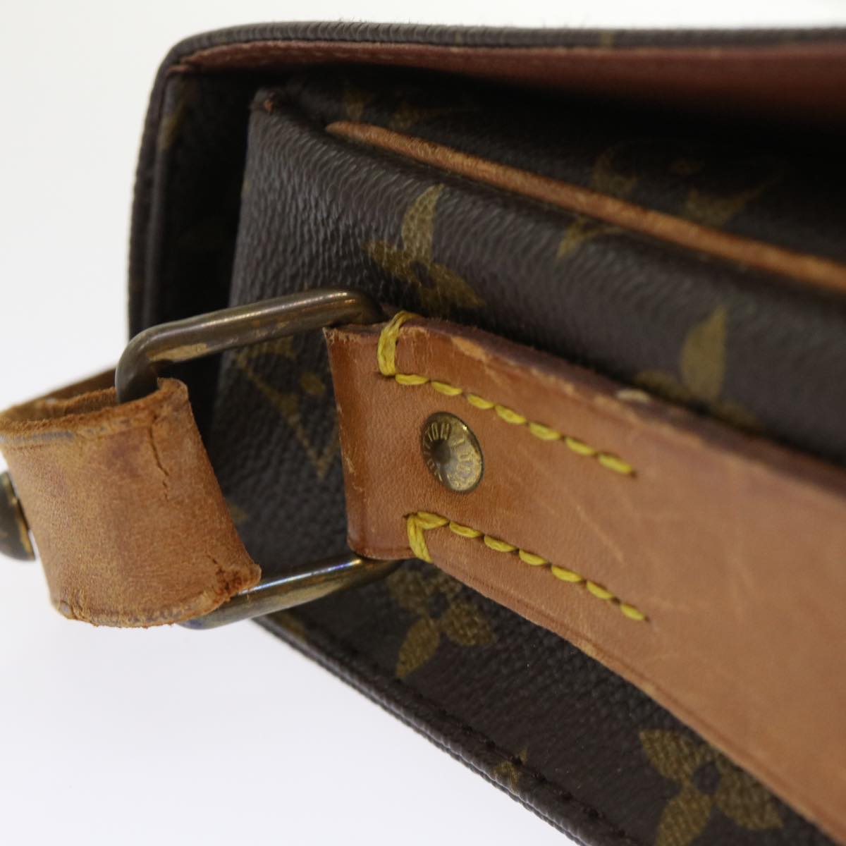 LOUIS VUITTON Monogram Cartouchiere GM Shoulder Bag M51252 LV rd5357
