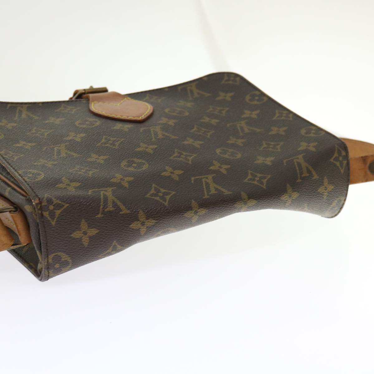 LOUIS VUITTON Monogram Cartouchiere GM Shoulder Bag M51252 LV rd5357