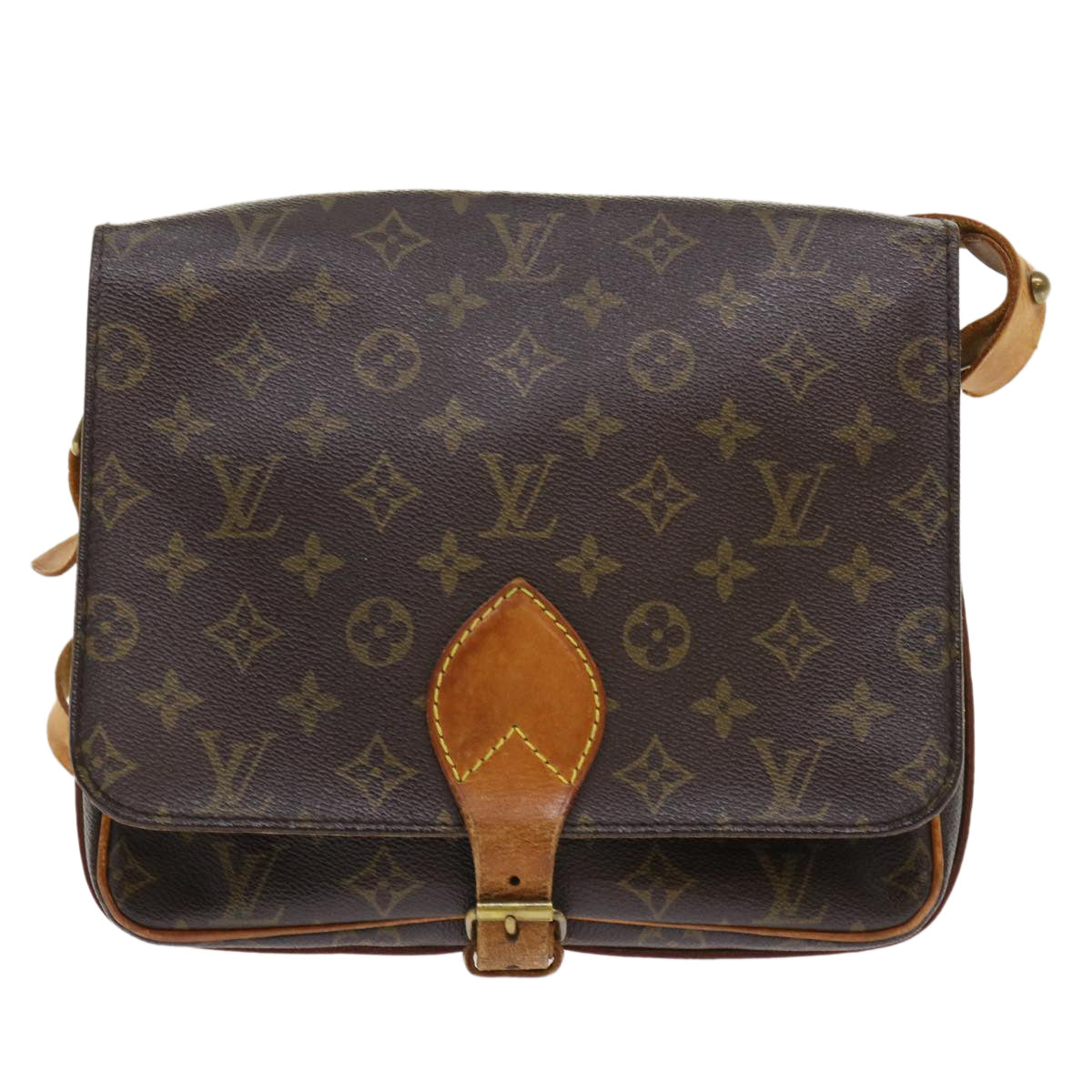 LOUIS VUITTON Monogram Cartouchiere GM Shoulder Bag M51252 LV rd5359