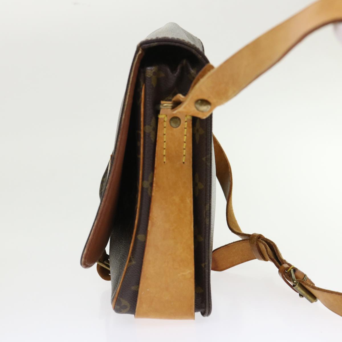 LOUIS VUITTON Monogram Cartouchiere GM Shoulder Bag M51252 LV rd5359
