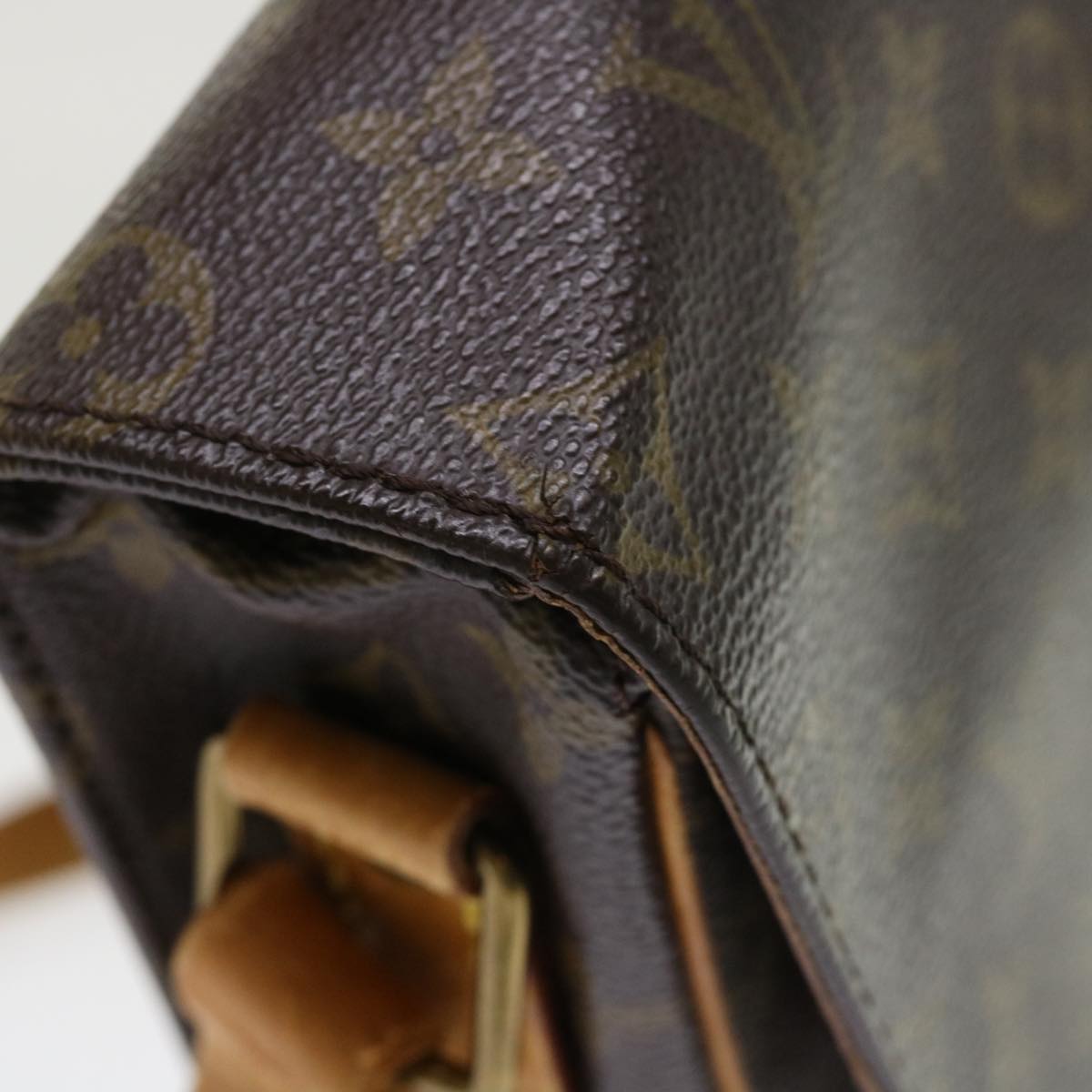 LOUIS VUITTON Monogram Cartouchiere GM Shoulder Bag M51252 LV rd5359