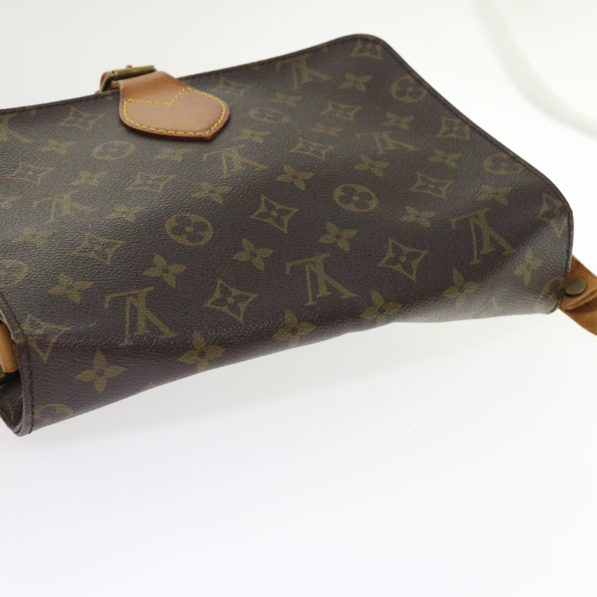 LOUIS VUITTON Monogram Cartouchiere GM Shoulder Bag M51252 LV rd5359