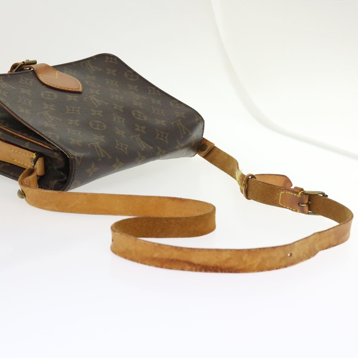 LOUIS VUITTON Monogram Cartouchiere GM Shoulder Bag M51252 LV rd5359