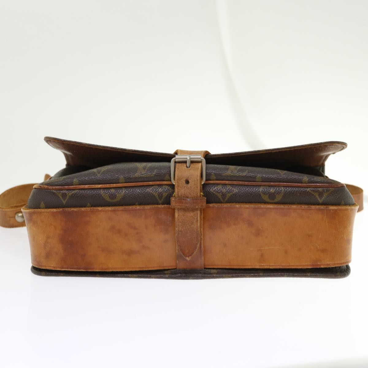 LOUIS VUITTON Monogram Cartouchiere GM Shoulder Bag Vintage M51252 rd5366
