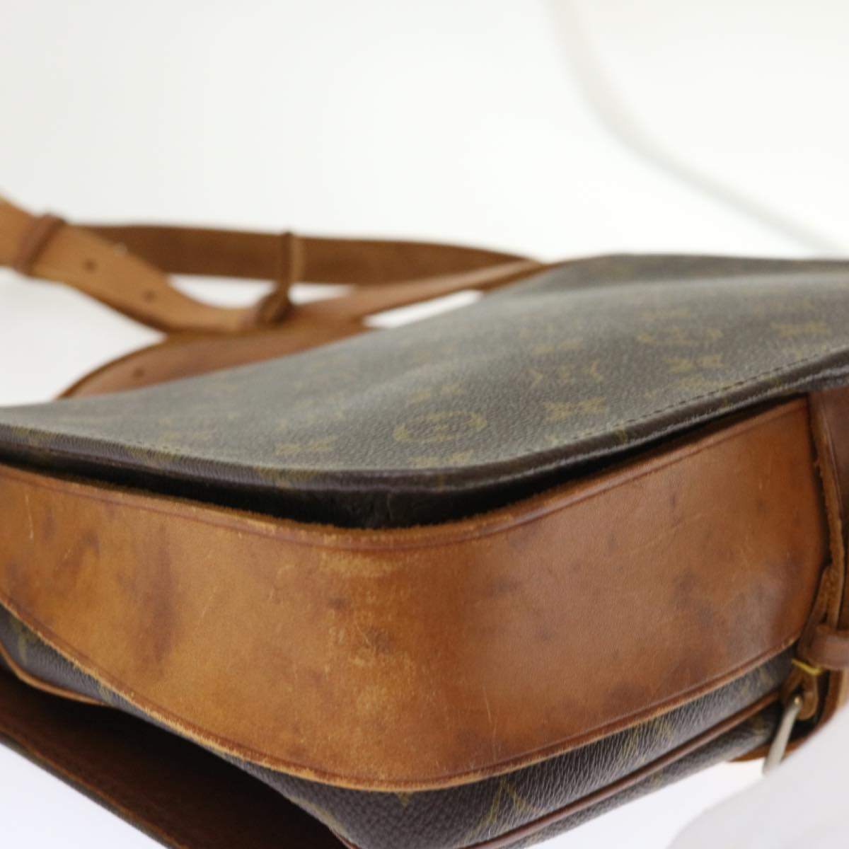 LOUIS VUITTON Monogram Cartouchiere GM Shoulder Bag Vintage M51252 rd5366