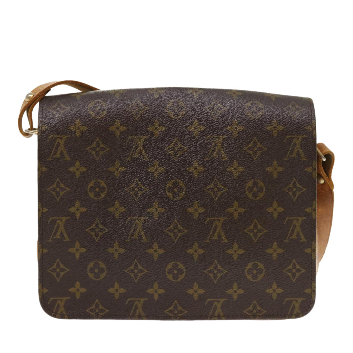 LOUIS VUITTON Monogram Cartouchiere GM Shoulder Bag Vintage M51252 rd5366