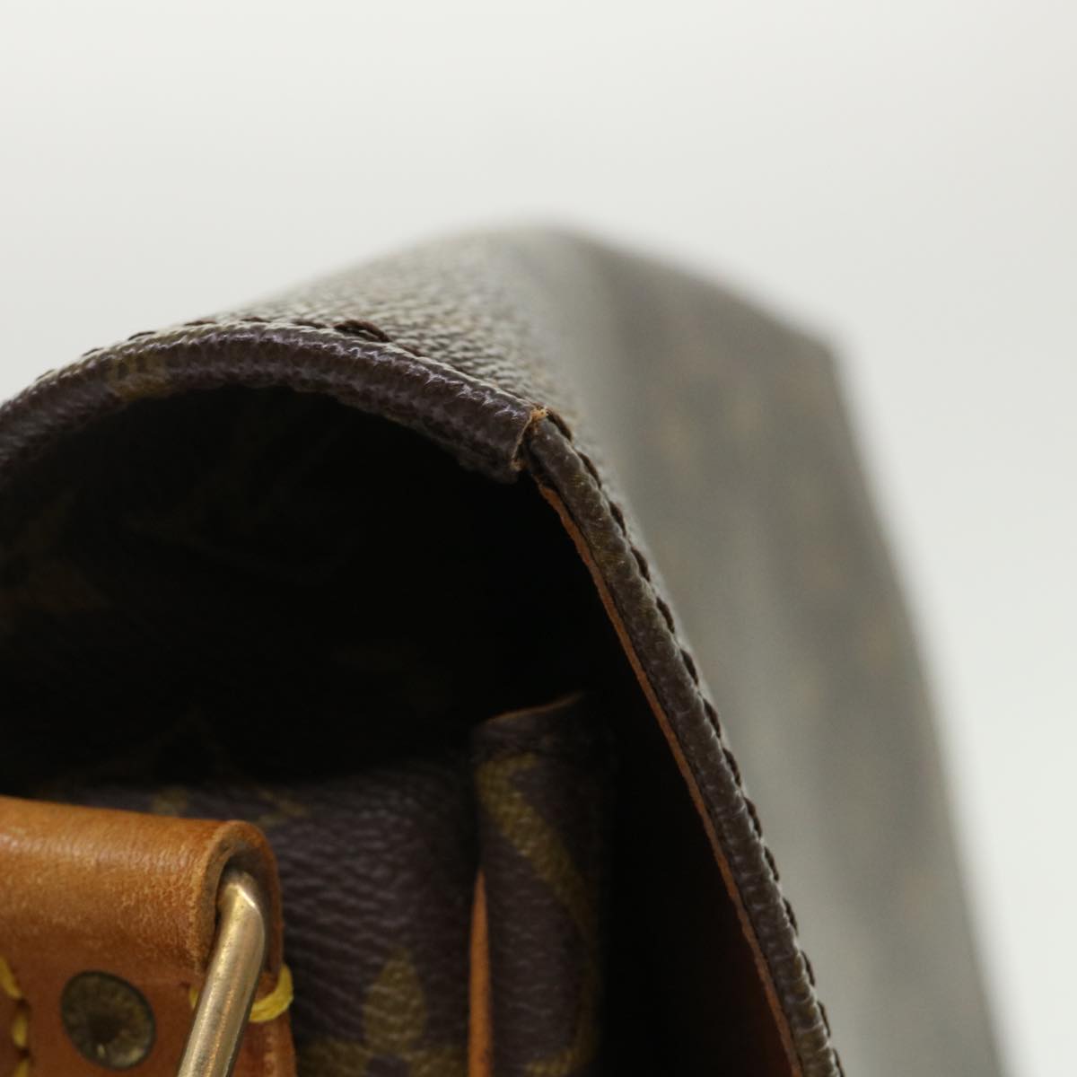 LOUIS VUITTON Monogram Cartouchiere GM Shoulder Bag Vintage M51252 rd5366