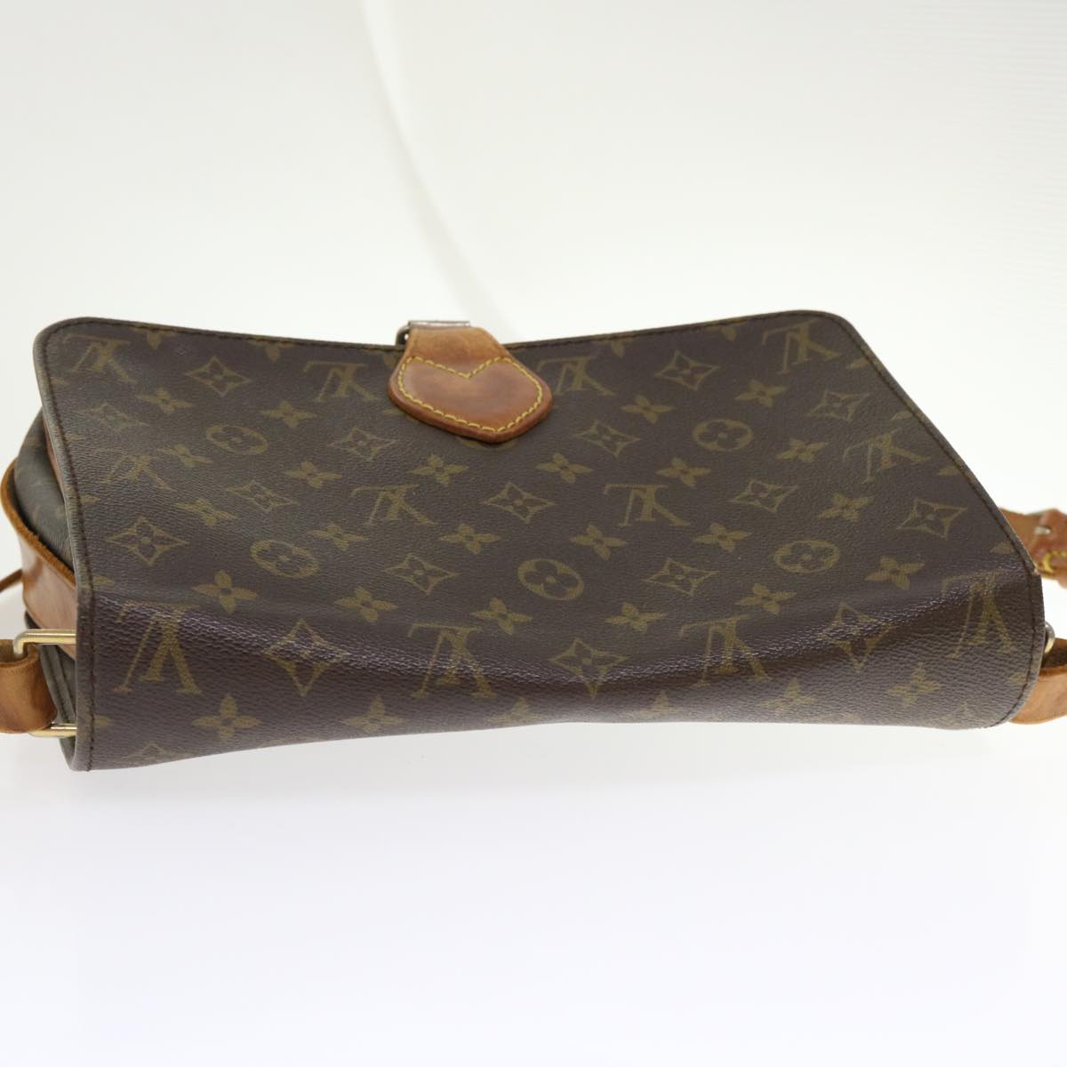 LOUIS VUITTON Monogram Cartouchiere GM Shoulder Bag Vintage M51252 rd5366