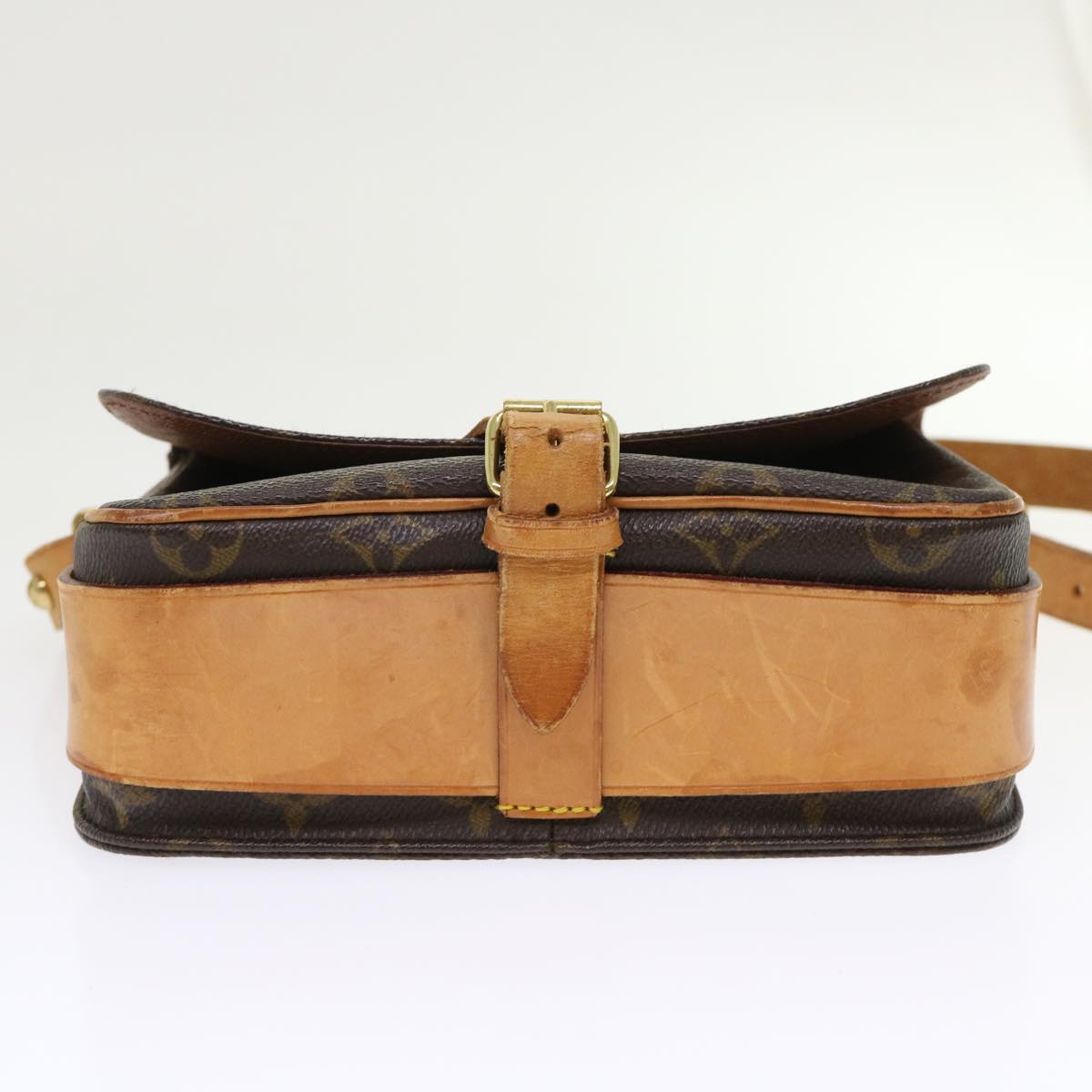 LOUIS VUITTON Monogram Cartouchiere MM Shoulder Bag M51253 LV rd5369