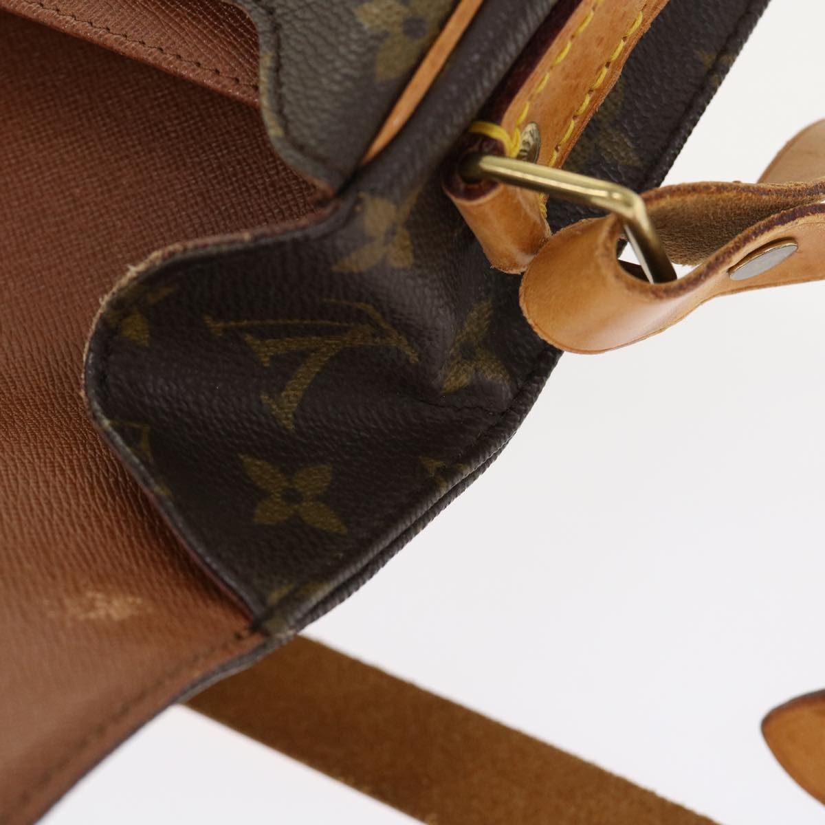 LOUIS VUITTON Monogram Cartouchiere MM Shoulder Bag M51253 LV rd5369