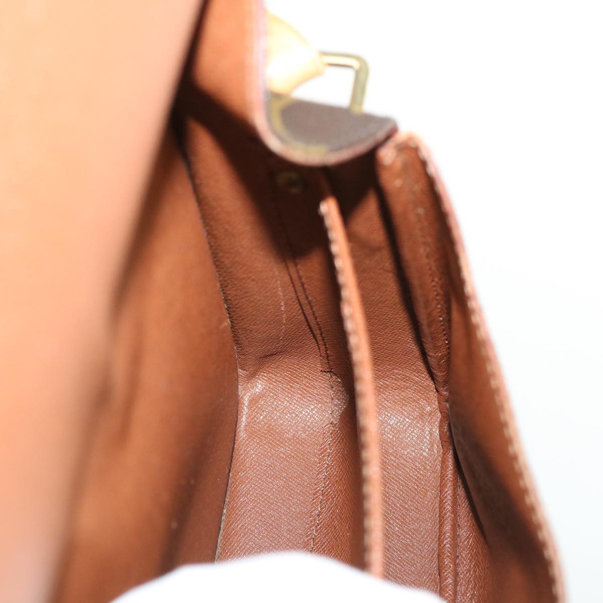 LOUIS VUITTON Monogram Cartouchiere MM Shoulder Bag M51253 LV rd5369