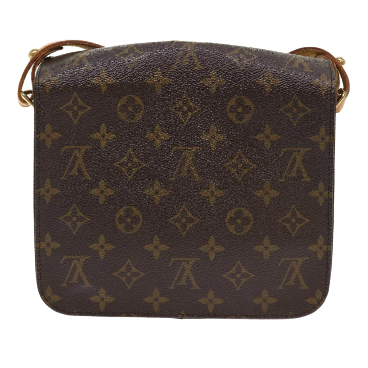 LOUIS VUITTON Monogram Cartouchiere MM Shoulder Bag M51253 LV rd5369
