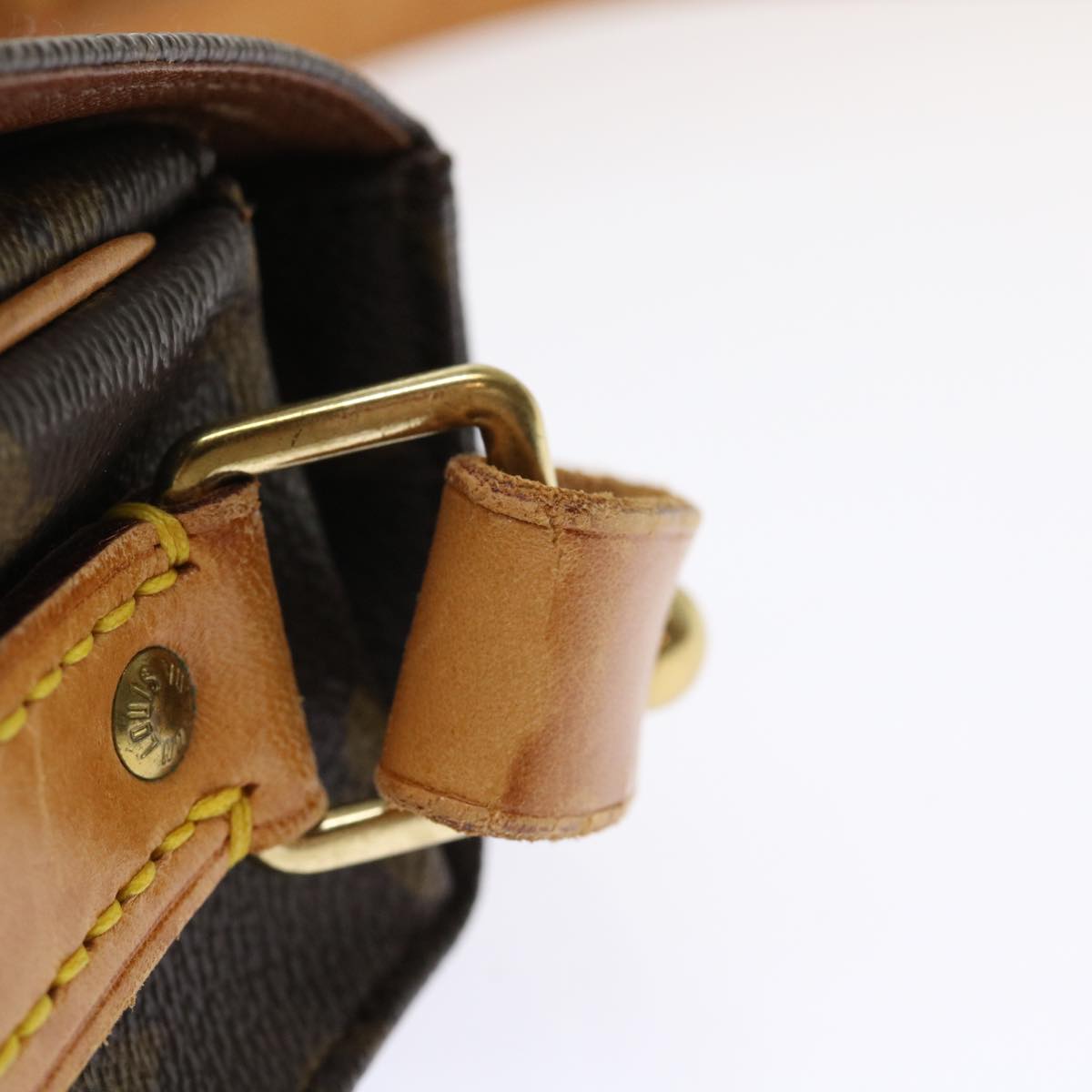 LOUIS VUITTON Monogram Cartouchiere MM Shoulder Bag M51253 LV rd5369