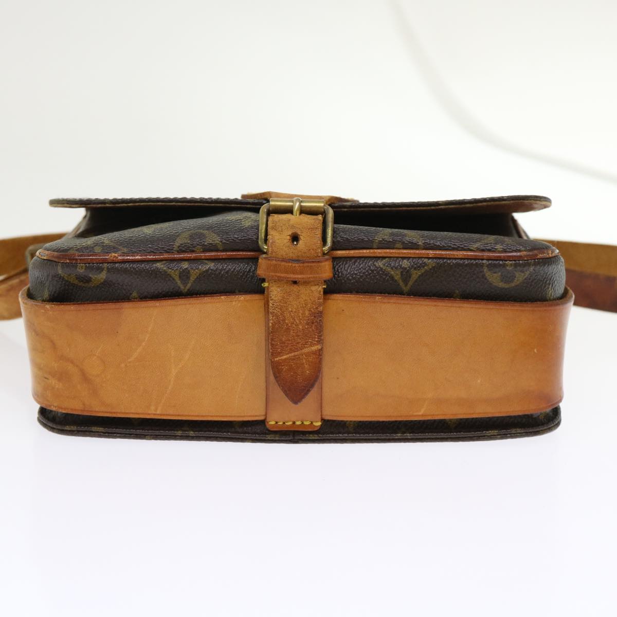 LOUIS VUITTON Monogram Cartouchiere MM Shoulder Bag M51253 LV rd5372