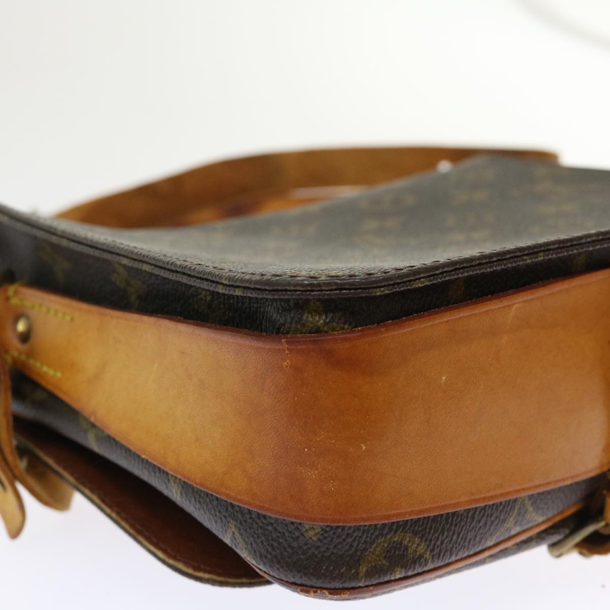 LOUIS VUITTON Monogram Cartouchiere MM Shoulder Bag M51253 LV rd5372