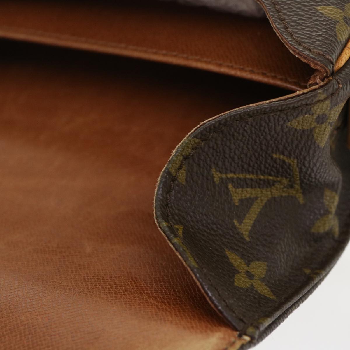LOUIS VUITTON Monogram Cartouchiere MM Shoulder Bag M51253 LV rd5372