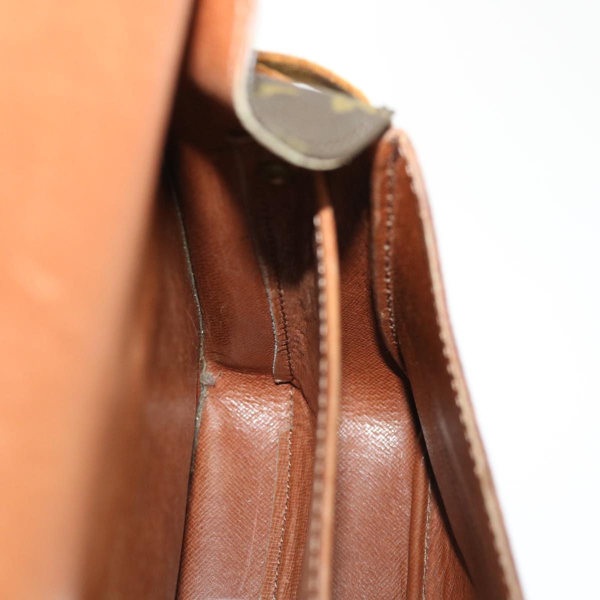 LOUIS VUITTON Monogram Cartouchiere MM Shoulder Bag M51253 LV rd5372