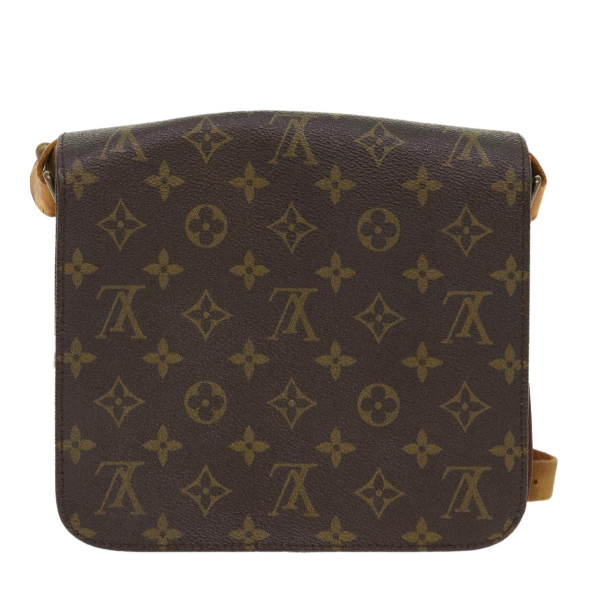 LOUIS VUITTON Monogram Cartouchiere MM Shoulder Bag M51253 LV rd5372
