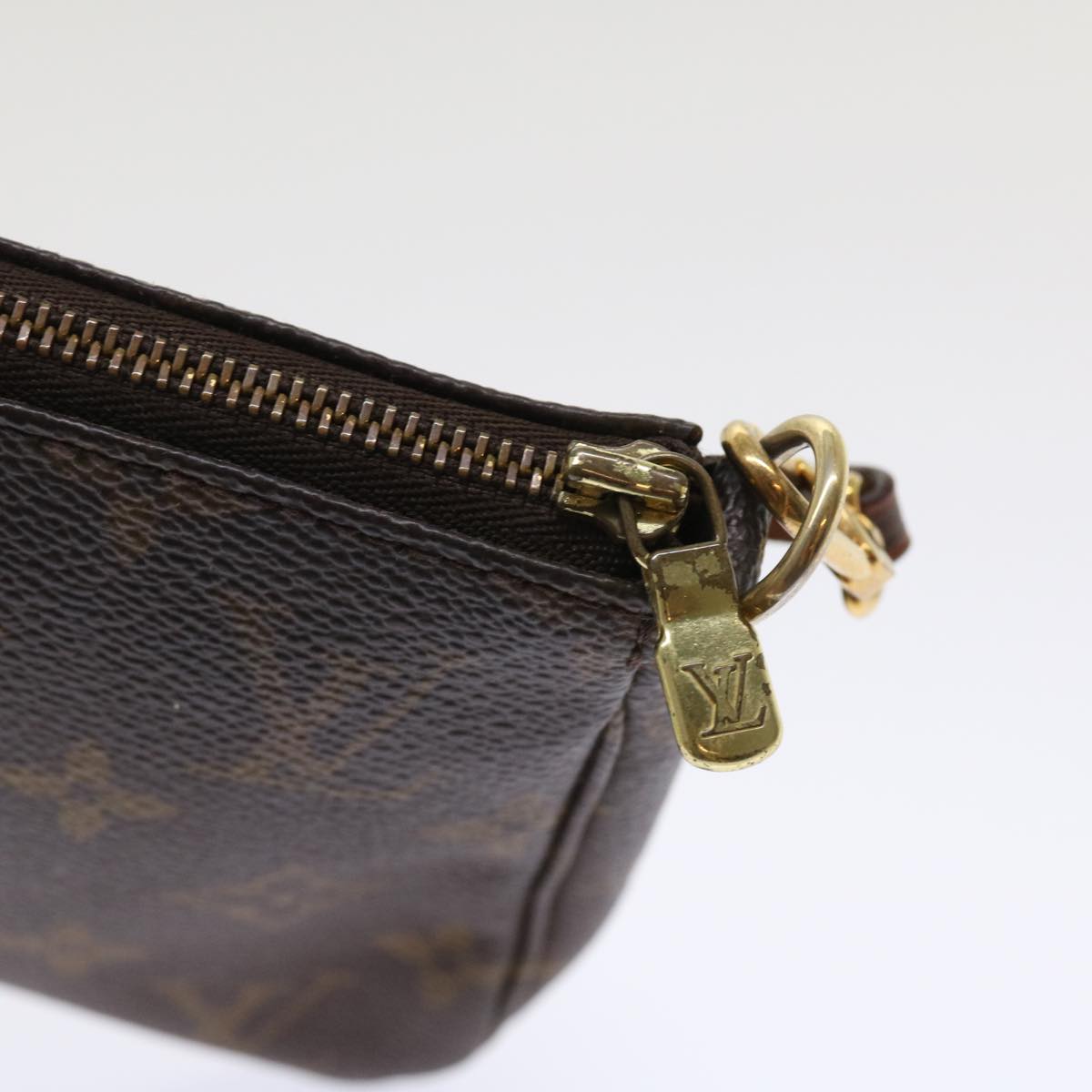LOUIS VUITTON Monogram Pochette Accessoires Pouch M51980 LV rd5376