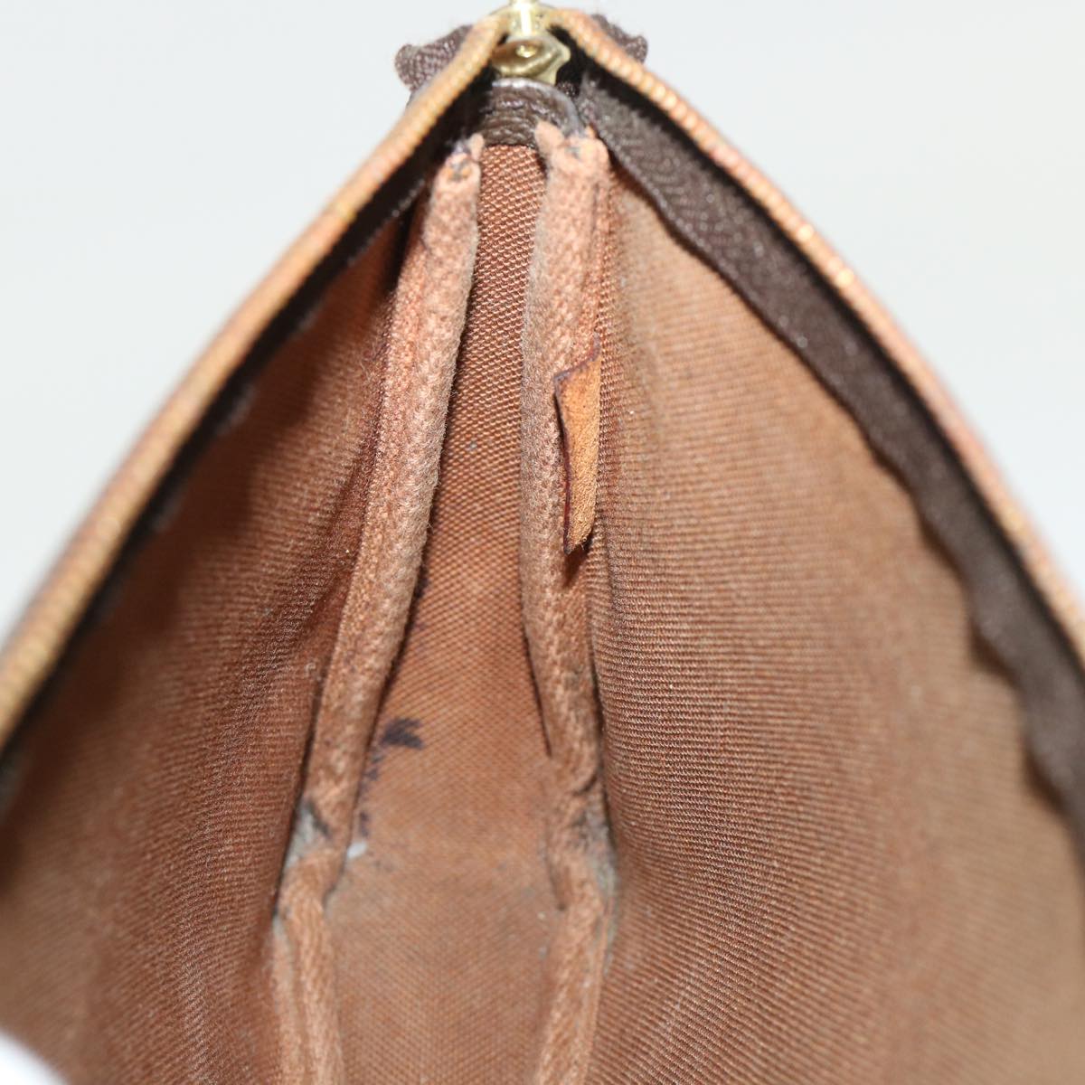 LOUIS VUITTON Monogram Pochette Accessoires Pouch M51980 LV rd5376
