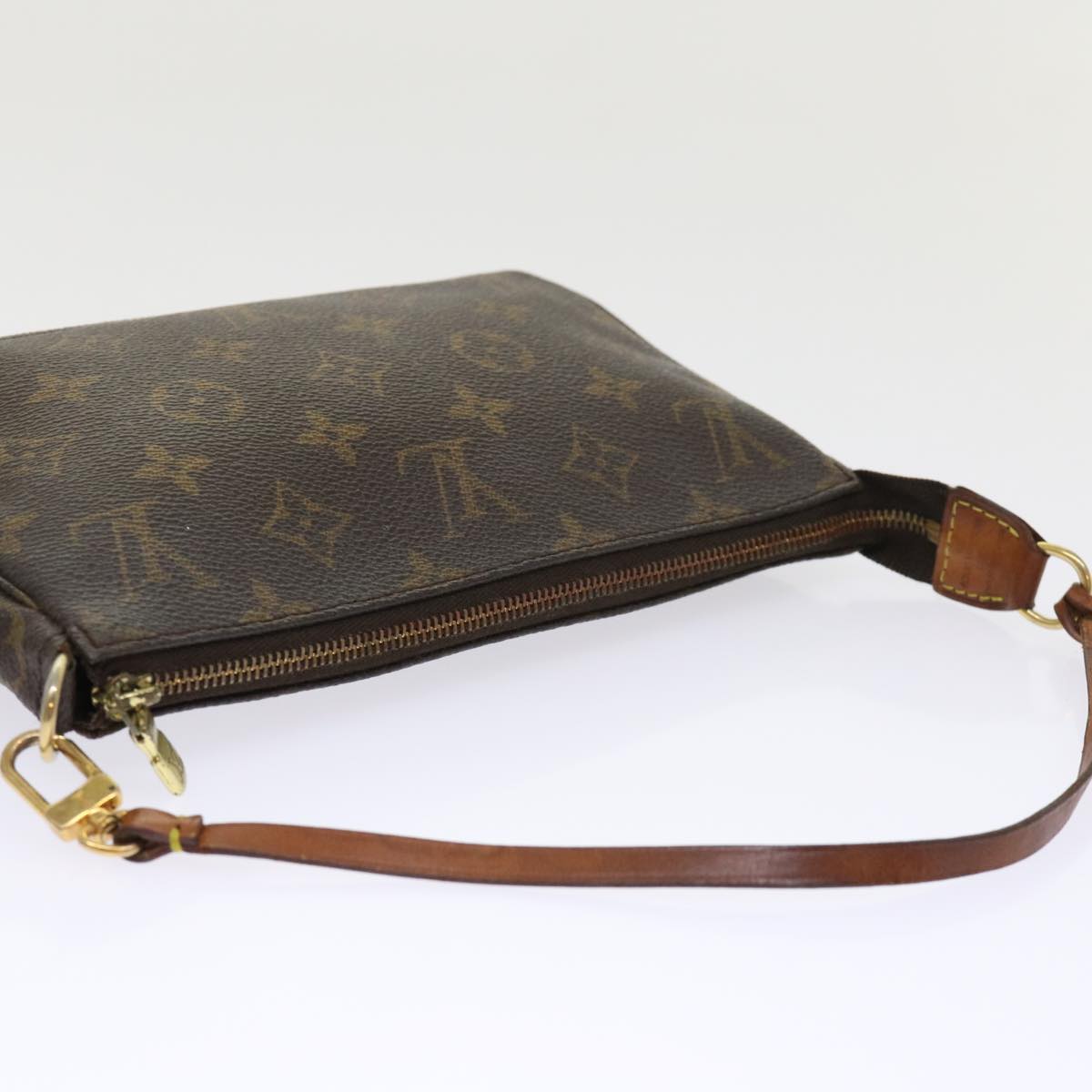 LOUIS VUITTON Monogram Pochette Accessoires Pouch M51980 LV rd5376