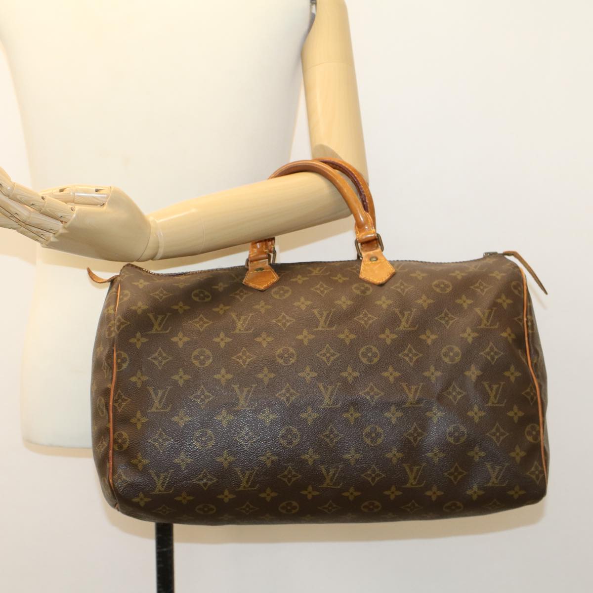 LOUIS VUITTON Monogram Speedy 40 Hand Bag Vintage M41522 LV rd5378