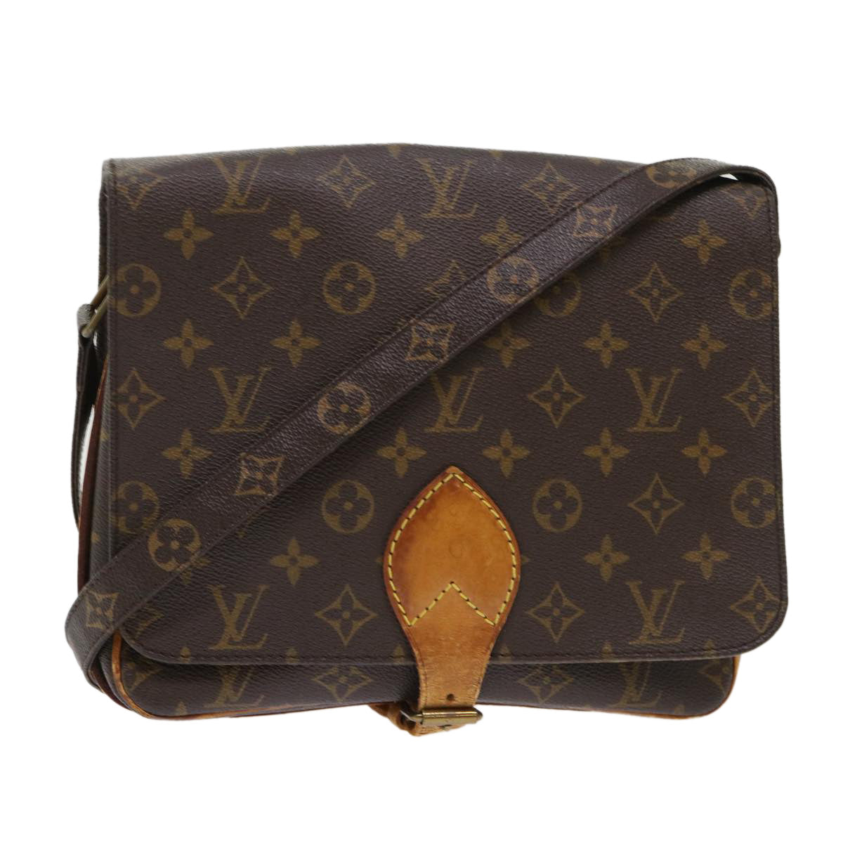 LOUIS VUITTON Monogram Cartouchiere GM Shoulder Bag M51252 LV rd5383