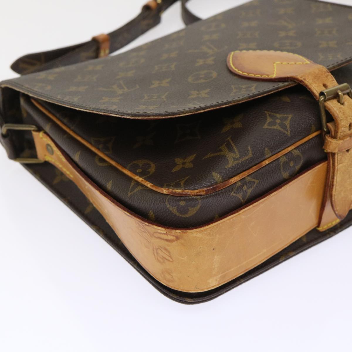 LOUIS VUITTON Monogram Cartouchiere GM Shoulder Bag M51252 LV rd5383