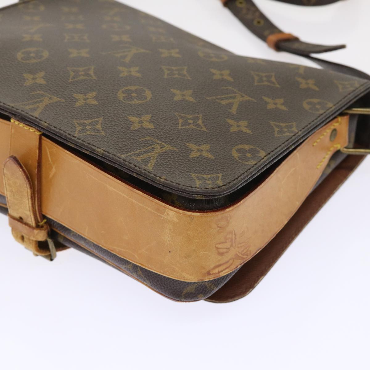 LOUIS VUITTON Monogram Cartouchiere GM Shoulder Bag M51252 LV rd5383