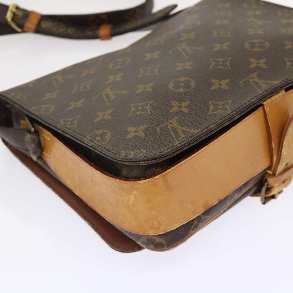LOUIS VUITTON Monogram Cartouchiere GM Shoulder Bag M51252 LV rd5383