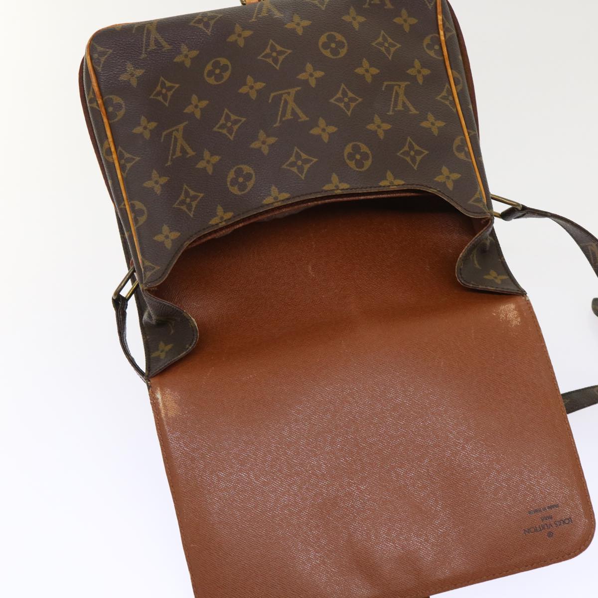 LOUIS VUITTON Monogram Cartouchiere GM Shoulder Bag M51252 LV rd5383