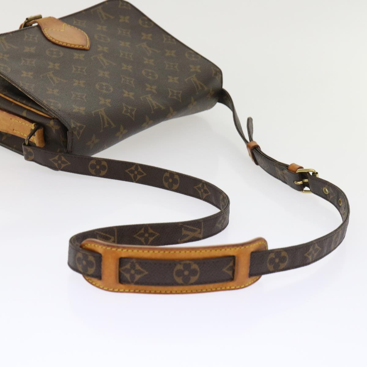 LOUIS VUITTON Monogram Cartouchiere GM Shoulder Bag M51252 LV rd5383