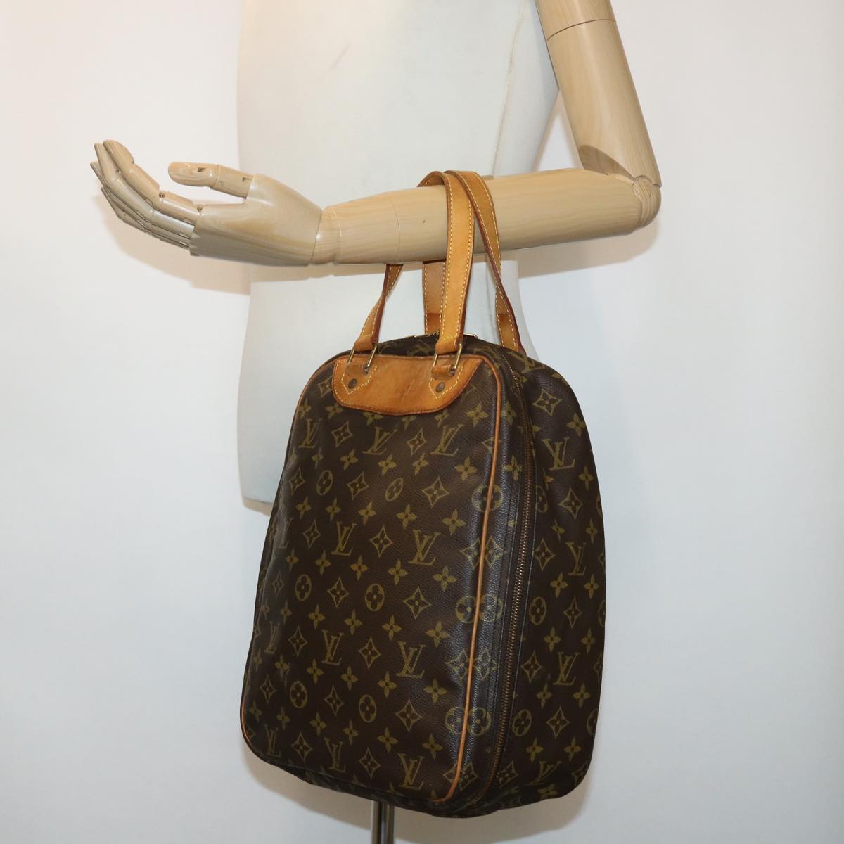 LOUIS VUITTON Monogram Excursion Hand Bag M41450 LV rd5385