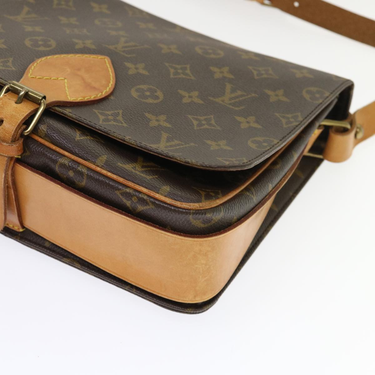 LOUIS VUITTON Monogram Cartouchiere GM Shoulder Bag M51252 LV rd5394
