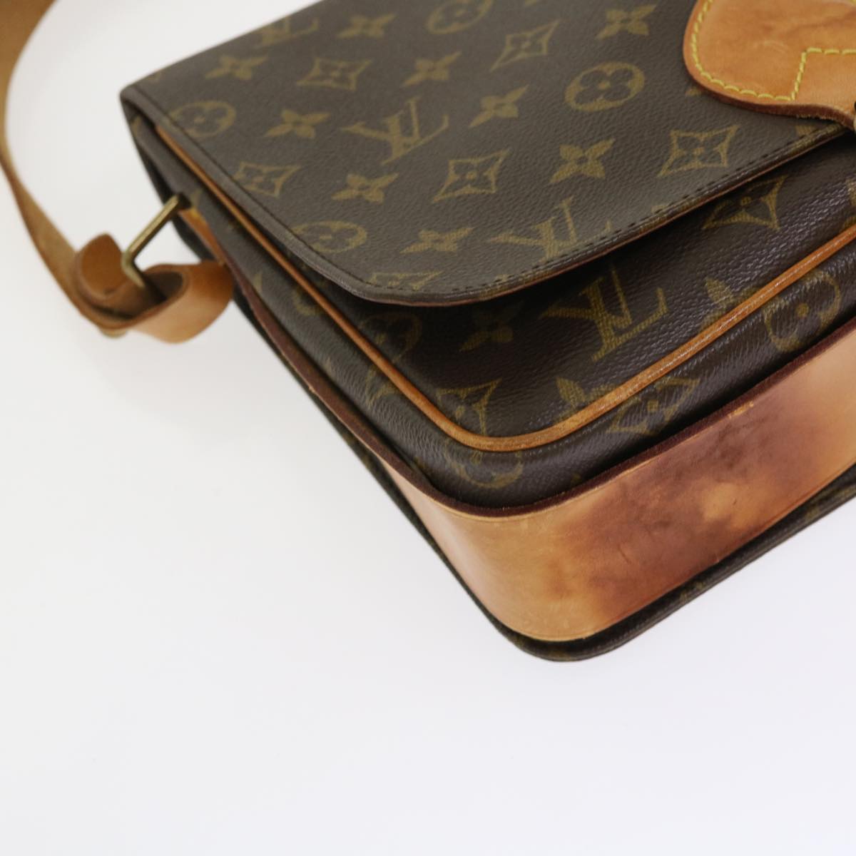 LOUIS VUITTON Monogram Cartouchiere GM Shoulder Bag M51252 LV rd5394