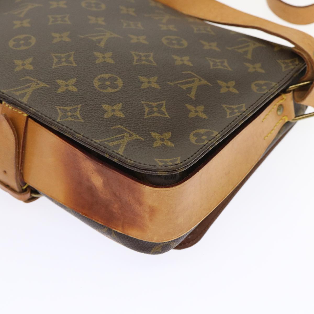 LOUIS VUITTON Monogram Cartouchiere GM Shoulder Bag M51252 LV rd5394