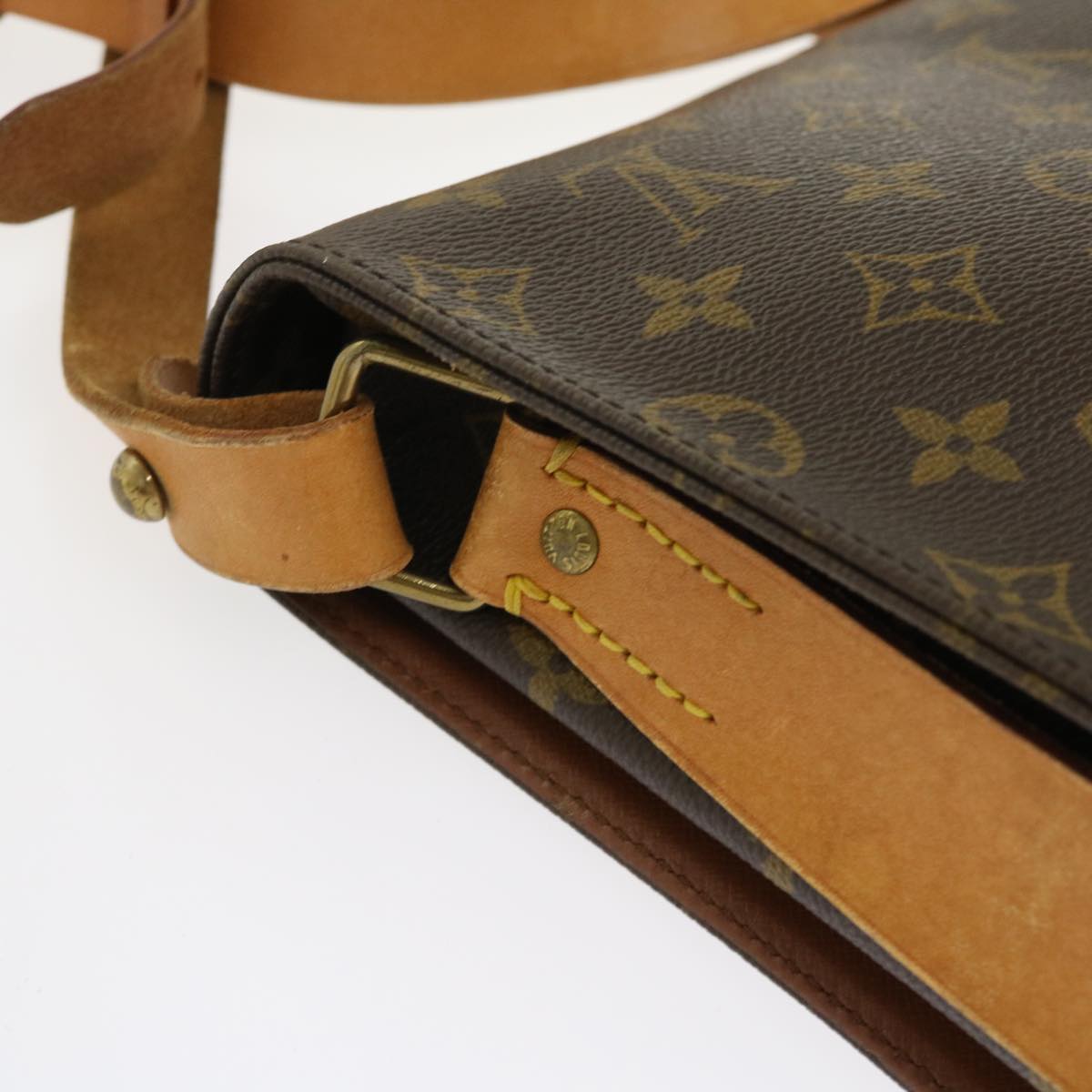 LOUIS VUITTON Monogram Cartouchiere GM Shoulder Bag M51252 LV rd5394