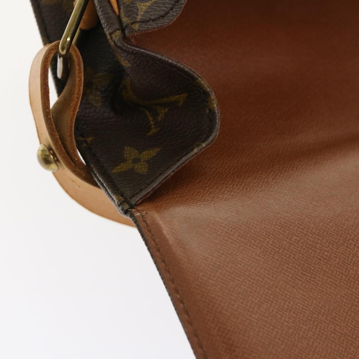 LOUIS VUITTON Monogram Cartouchiere GM Shoulder Bag M51252 LV rd5394